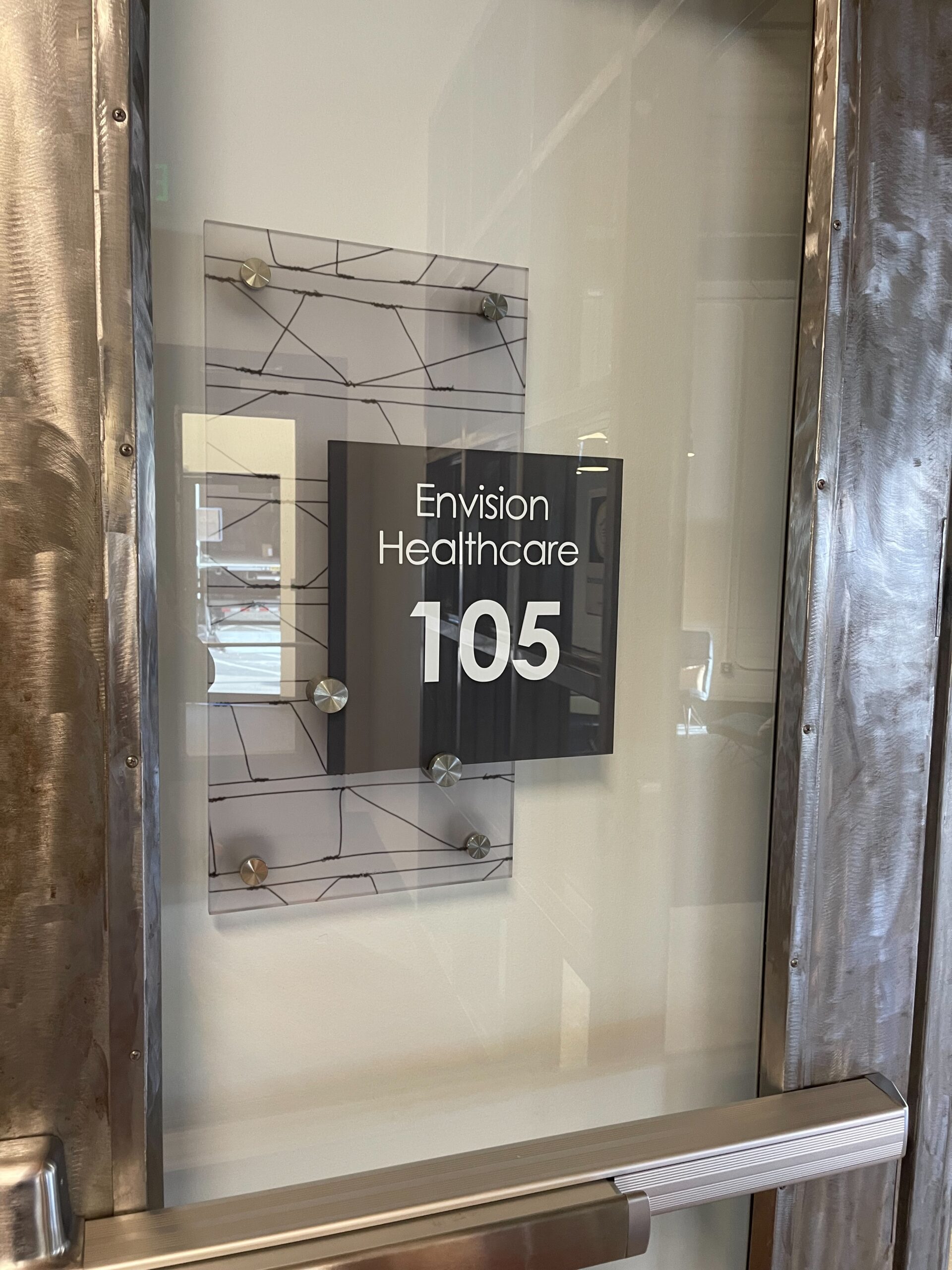 Interior lobby sign by 303 Sign Company