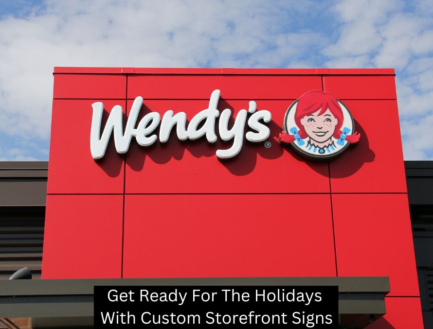 Get Ready For The Holidays With Custom Storefront Signs
