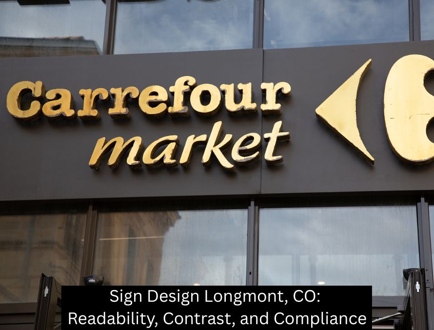 Sign Design Longmont, CO: Readability, Contrast, And Compliance