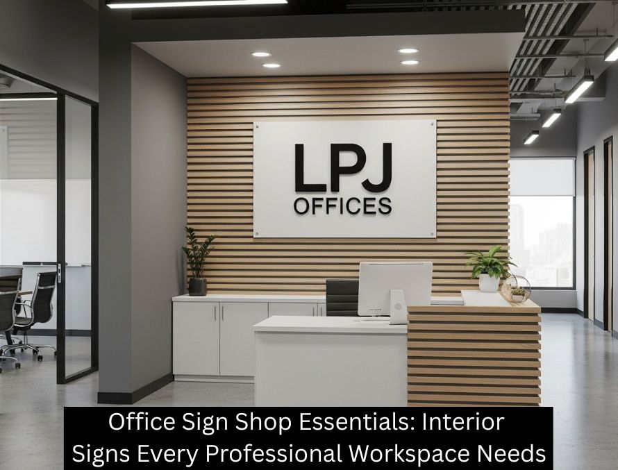 Office Sign Shop Essentials: Interior Signs Every Professional Workspace Needs