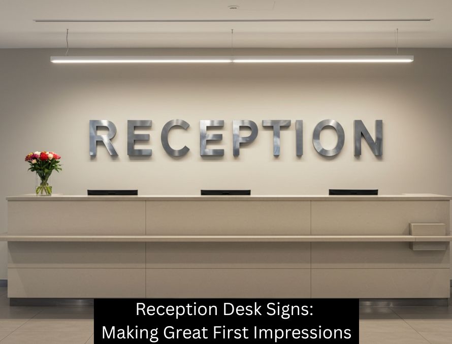 Reception Desk Signs: Making Great First Impressions