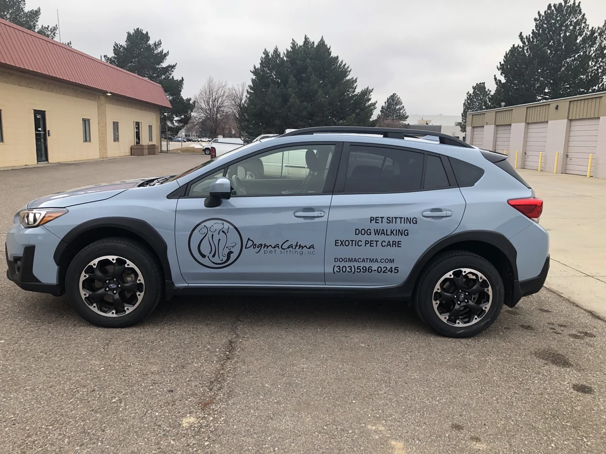 Cut vinyl lettering — Vehicle graphics & lettering by 303 Sign Company