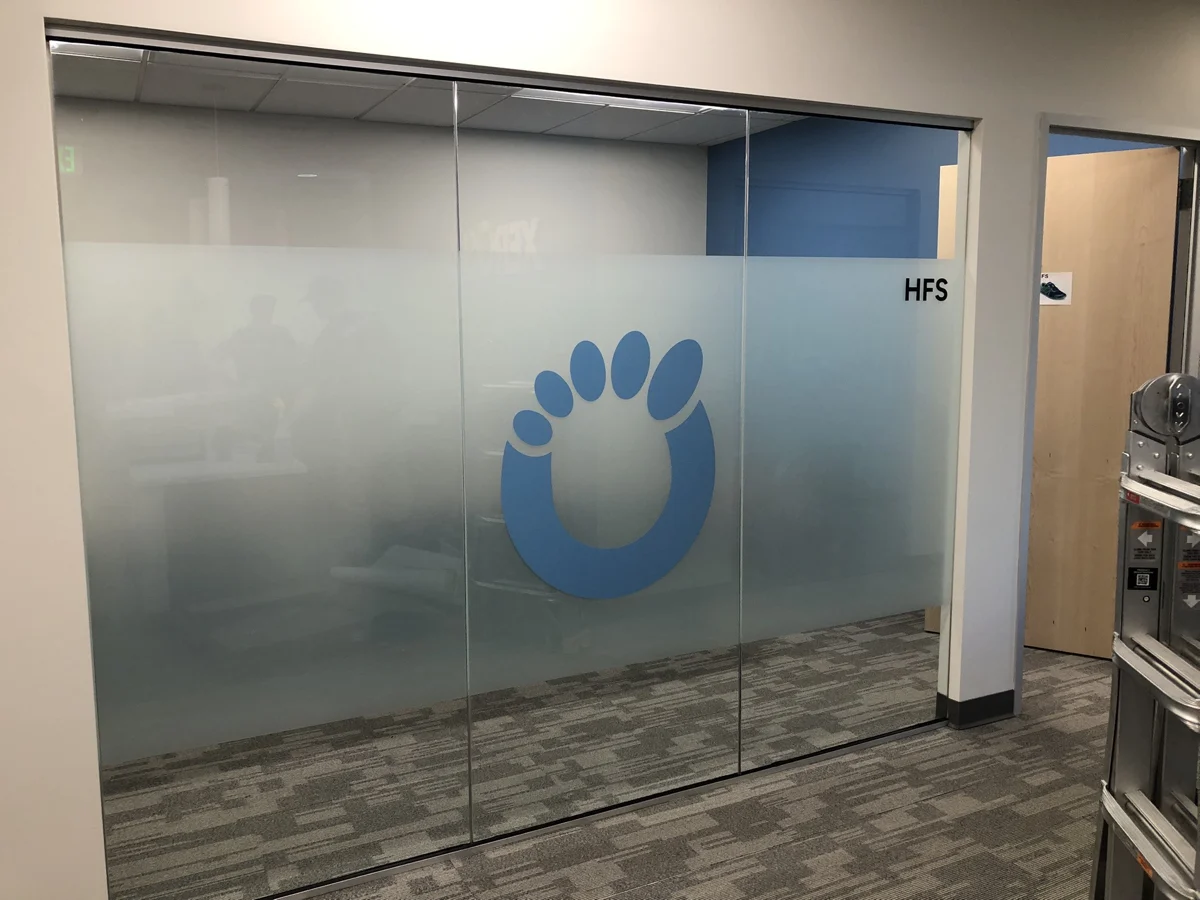 Full & banded frost — Window frost by 303 Sign Company