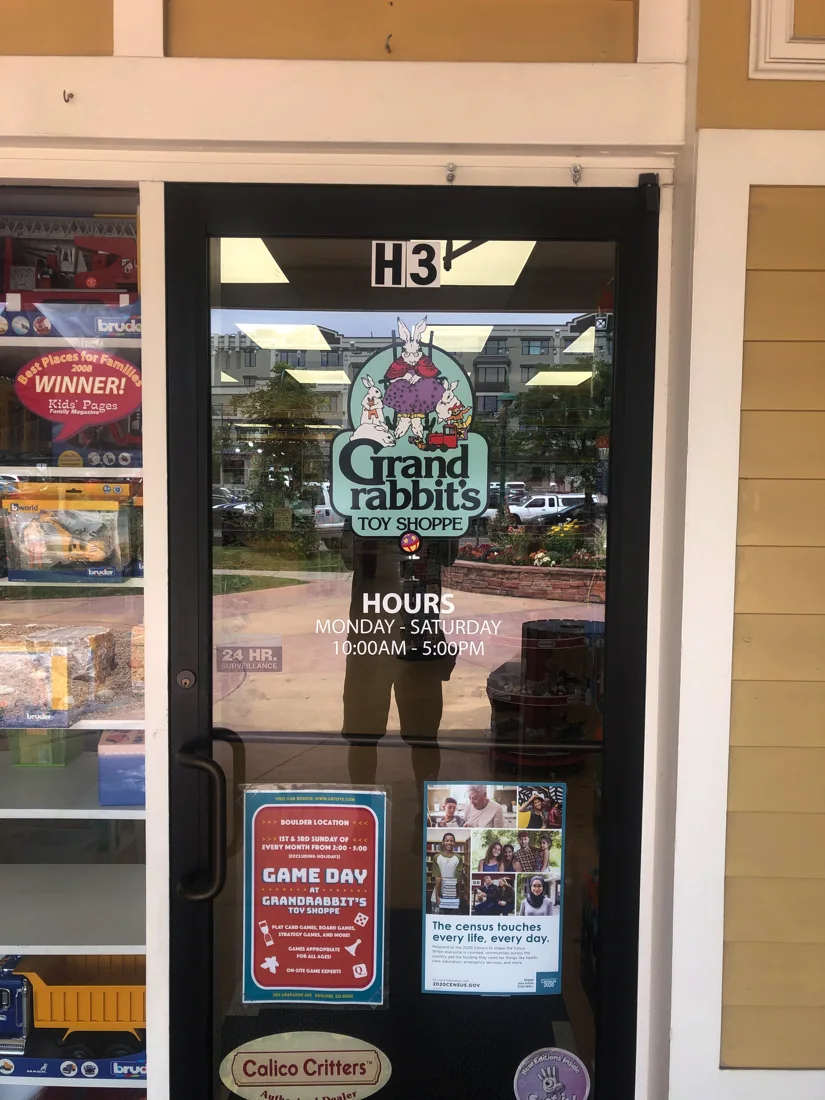 Hours & contact — Window & door lettering by 303 Sign Company